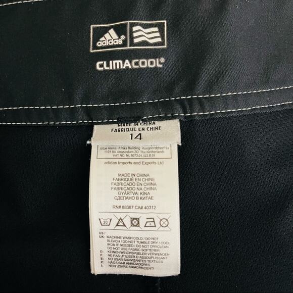 Adidas black white golf athletic yoga walking athlesiure tennis skirt skort 14 - Picture 7 of 9